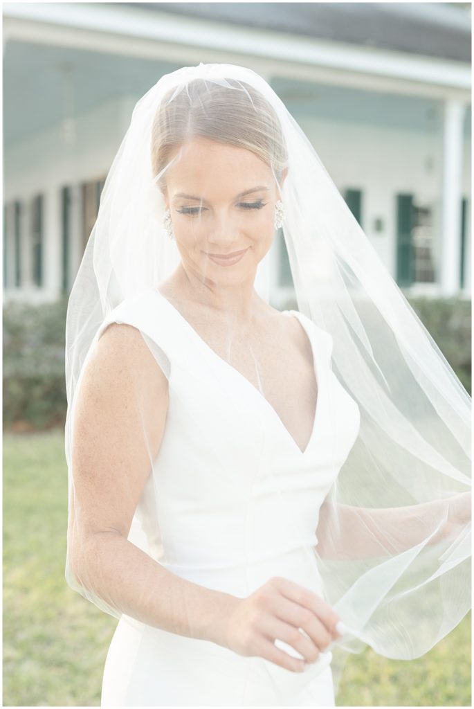Bridal Portrait Session at The Old Place in Gautier, MS