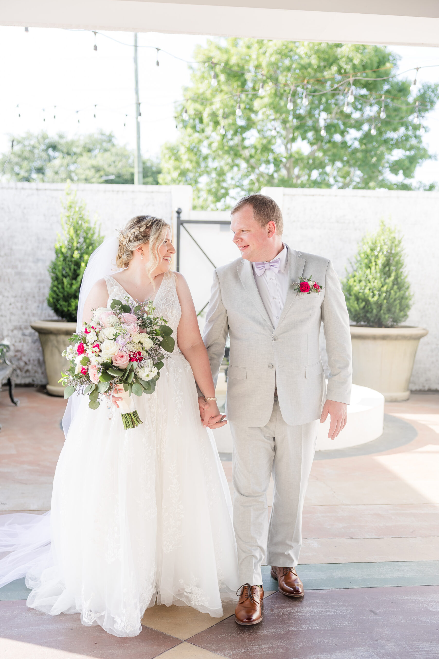 a couple holds hands at the moore in harahan louisiana