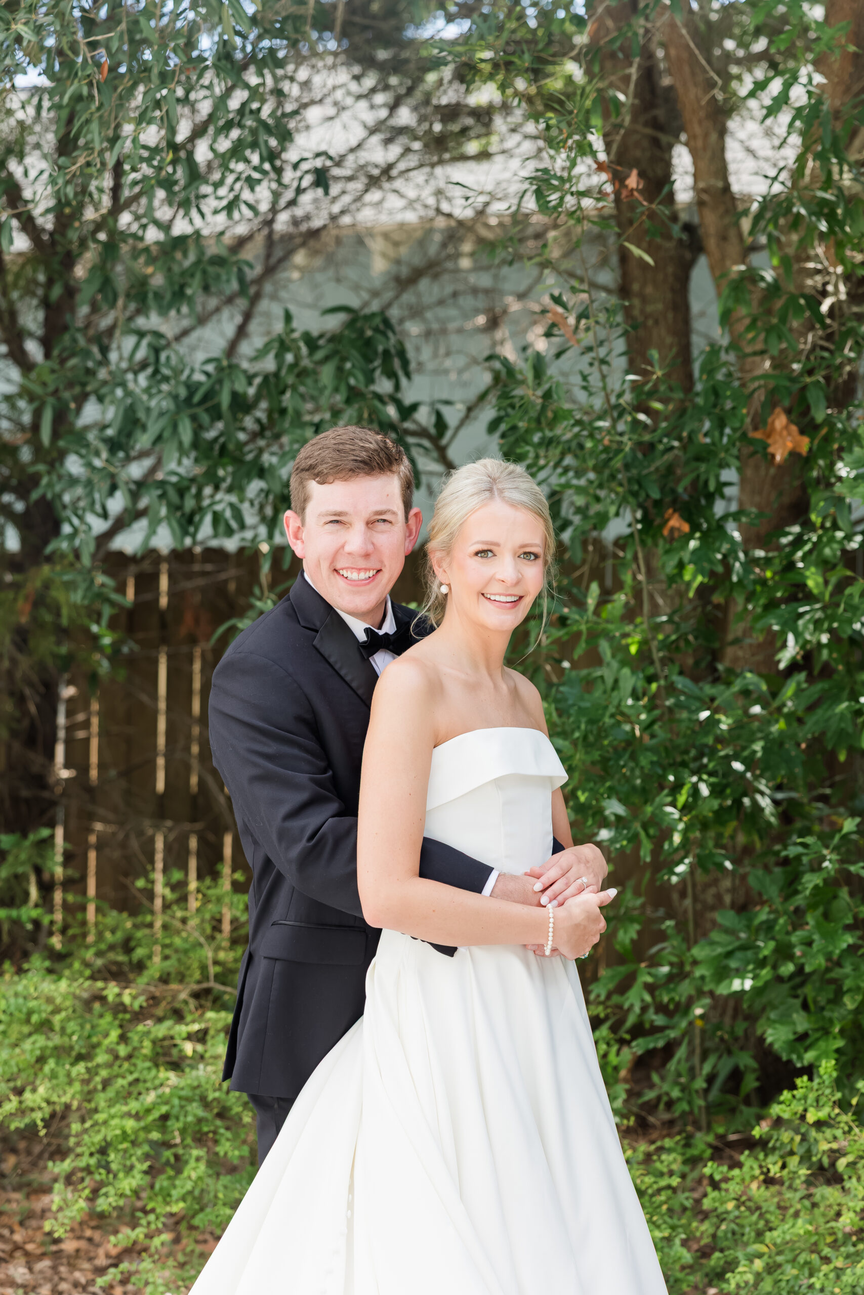 Bride and Groom on wedding day